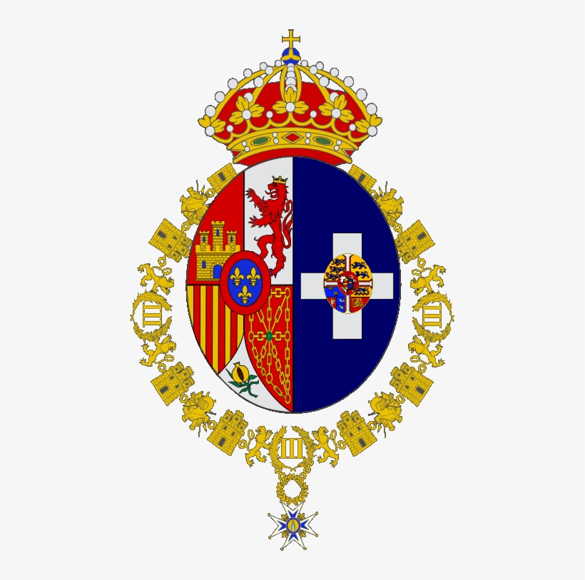 Queen Of Spain Coat Of Arms - Reina Sofia Escudo, transparent png #2272206