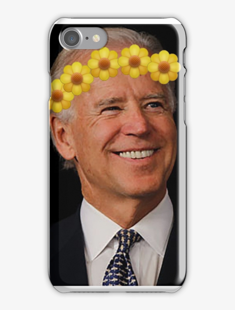 Joe Biden Flower Crown Iphone 7 Snap Case - Joe Biden, transparent png #2272235