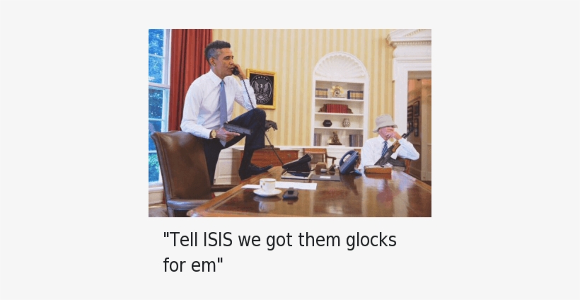 Guns, Isis, And Joe Biden - Obama And Biden Guns, transparent png #2272485