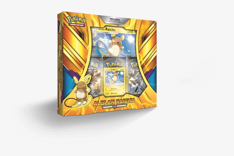 Alolan Raichu Figure Collection - Pokémon Tcg: Alolan Raichu Box, transparent png #2272839