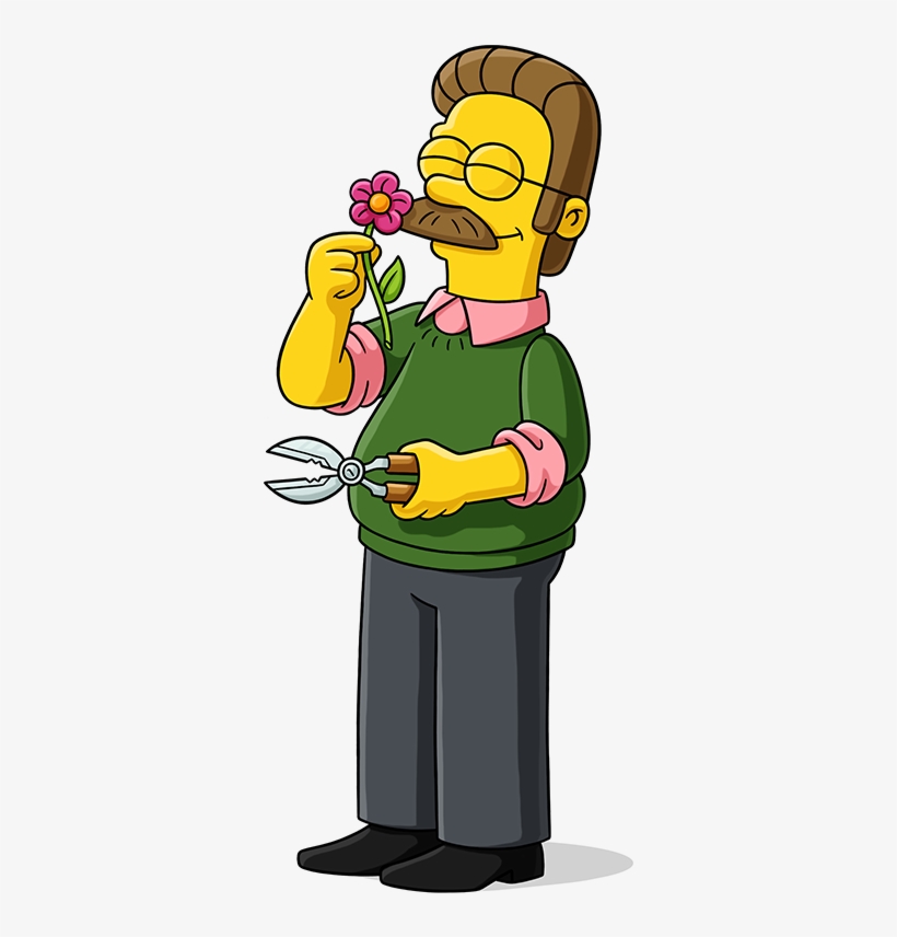 Ned Flanders - Ned Flanders Transparent Background, transparent png #2273133