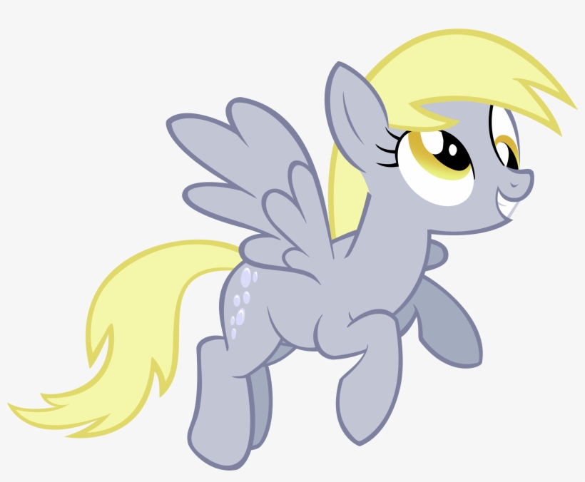Fanmade Derpy Hooves Flying By Sierraex - My Little Pony Grey, transparent png #2273236