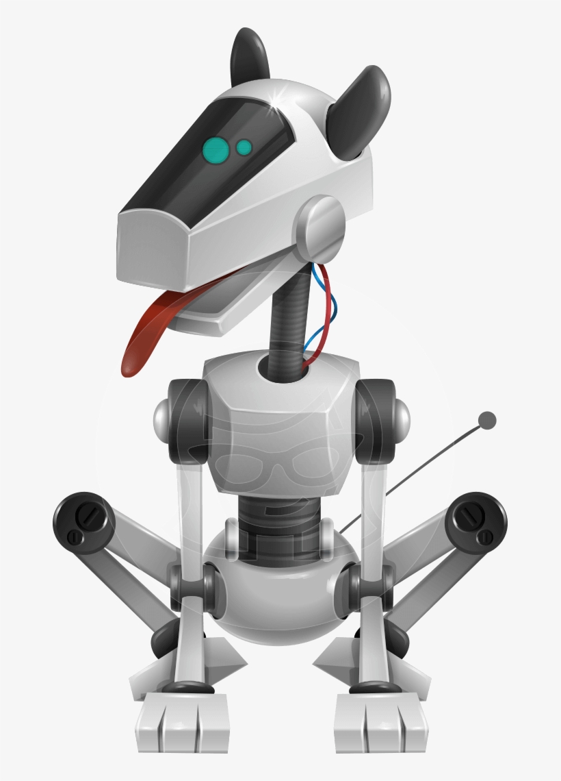Bard Aka Be A Robo Dog - Robot Dog Vector, transparent png #2273656