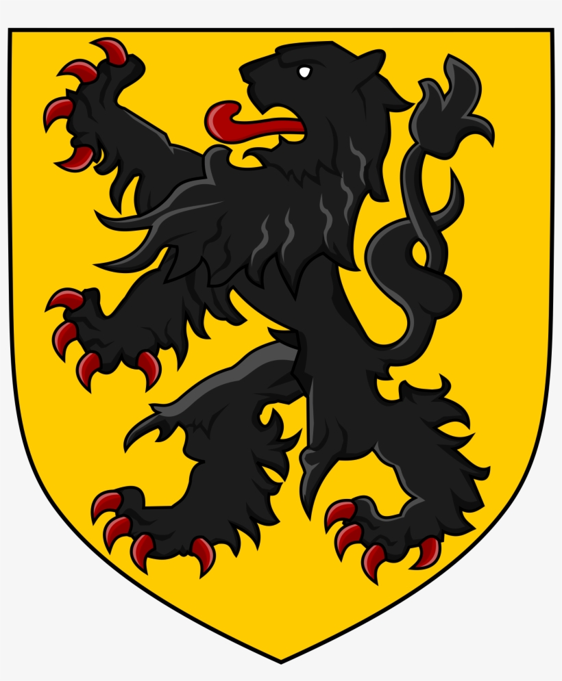 Baldwin Iii, Count Of Flanders - Flemish Coat Of Arms, transparent png #2273817