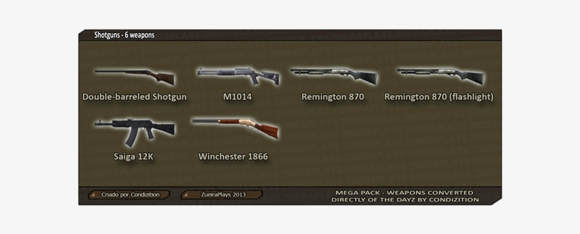 Gta Sa Dayz Weapons, transparent png #2274027