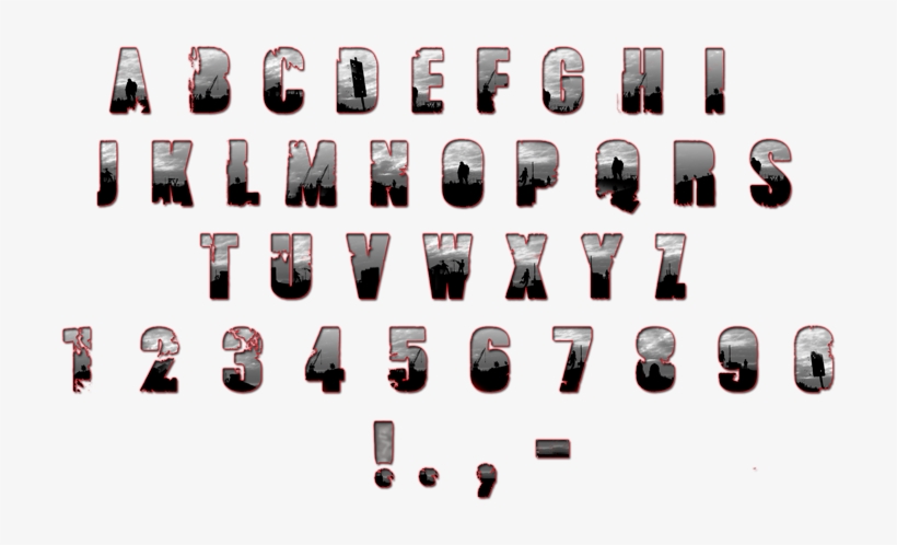 Here Are Some Dayz Letters And Numbers I Have Done - Mobile Phone, transparent png #2274091