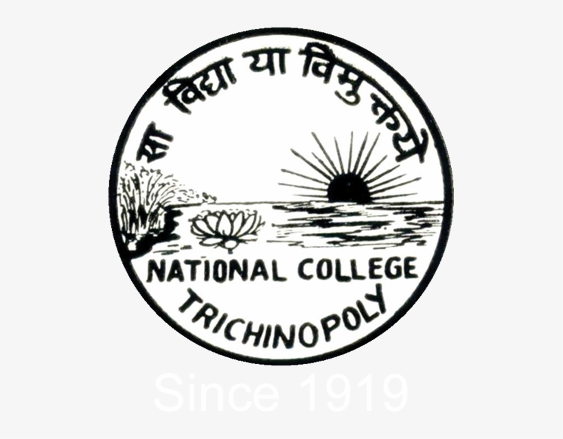 National College Logo - National College Higher Secondary School Trichy, transparent png #2275096