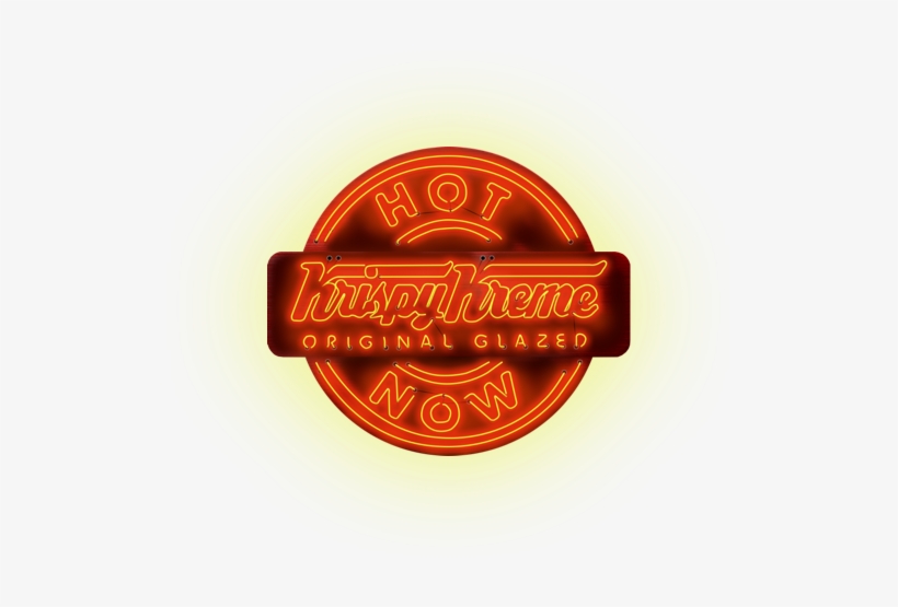 Krispy Kreme Hot Now Sign, transparent png #2275203