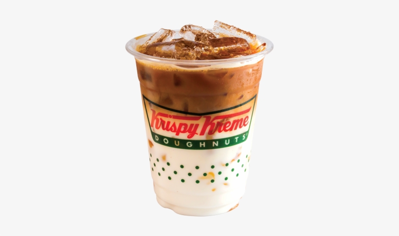 Caramel Macchito - Krispy Kreme Iced Caramel Latte, transparent png #2275312