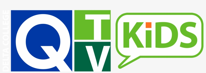 Q-tv Kids Logo With Delta College Name In White - Television, transparent png #2275742