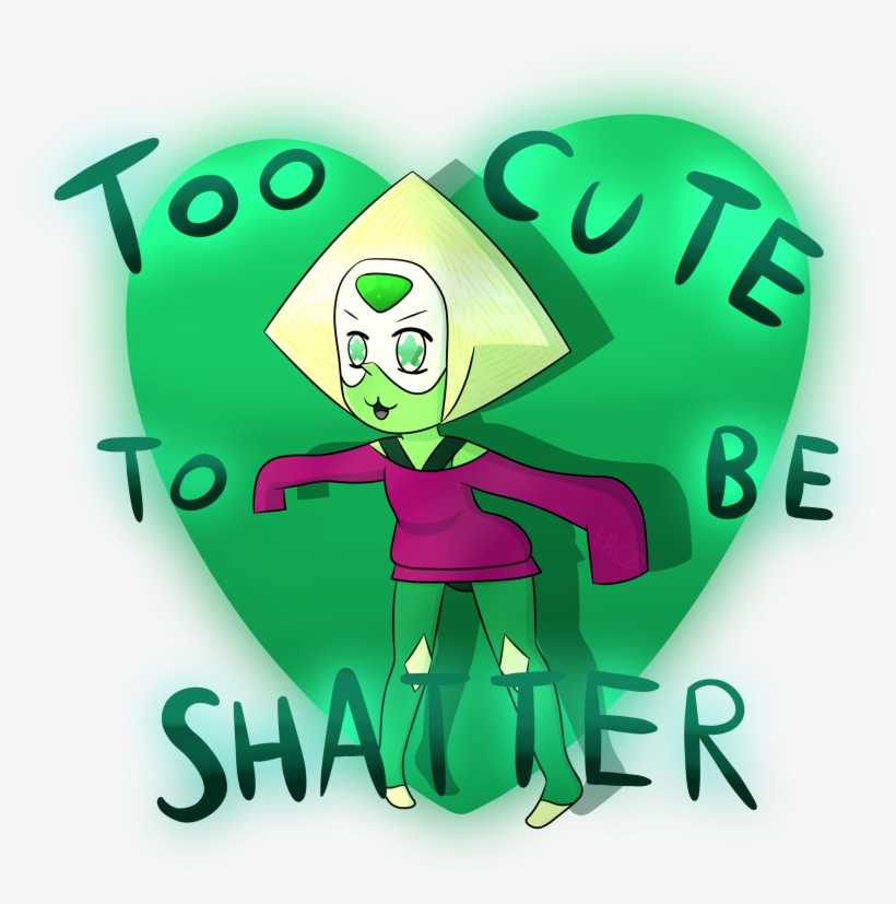 Too Cute To Be Shatter - Peridot, transparent png #2275947