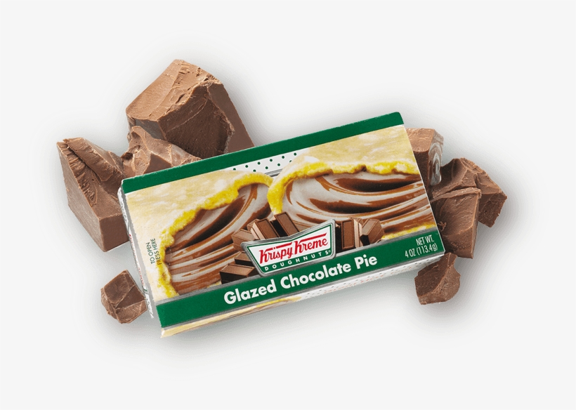 Krispy Kreme Glazed Chocolate Pies - Chocolate, transparent png #2276003