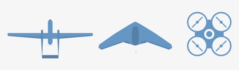 Works With All Types Of Drones From Major Drone Manufacturers - Fixed Wing Drone Icon, transparent png #2276304