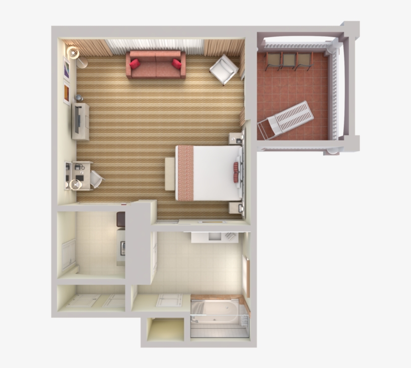 Ocean View Room 1 King Deluxe - Beds Png For Plan, transparent png #2276747