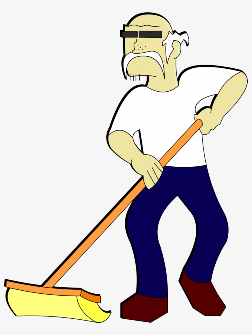 Image Transparent Library Old Guy By Darkajax On Deviantart - Janitor Clipart Png, transparent png #2276916