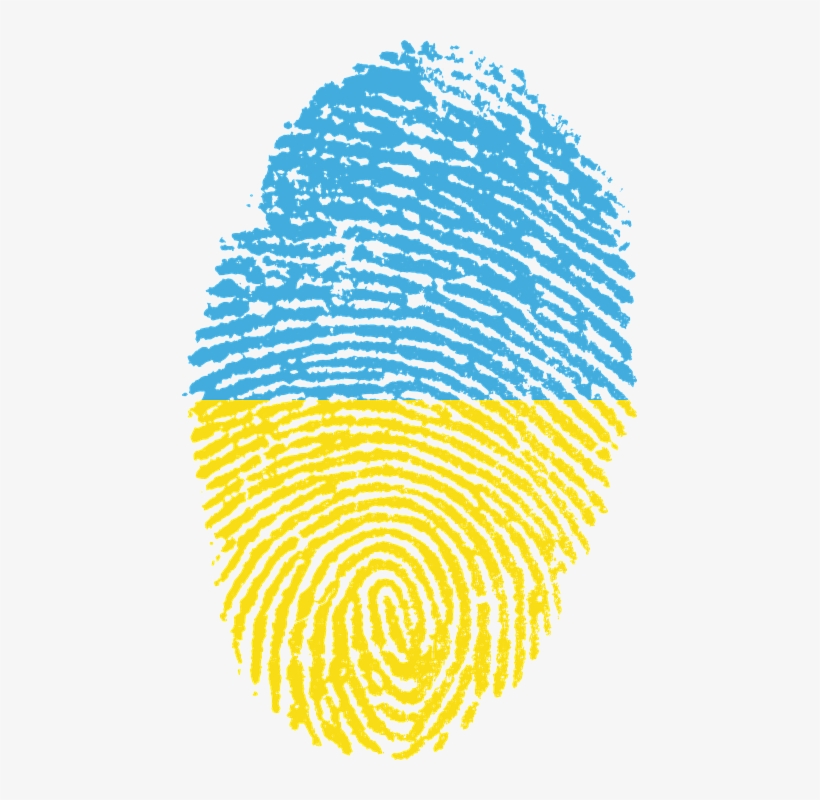 Ukraine, Flag, Fingerprint, Country, Pride, Identity - Morocco Fingerprint, transparent png #2277153