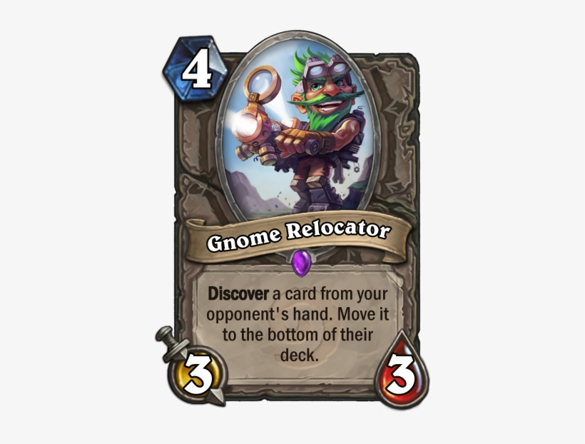 First Attempt At A Custom Hearthstone Card, An Anti-combo - Hearthstone C Thun Png, transparent png #2277483