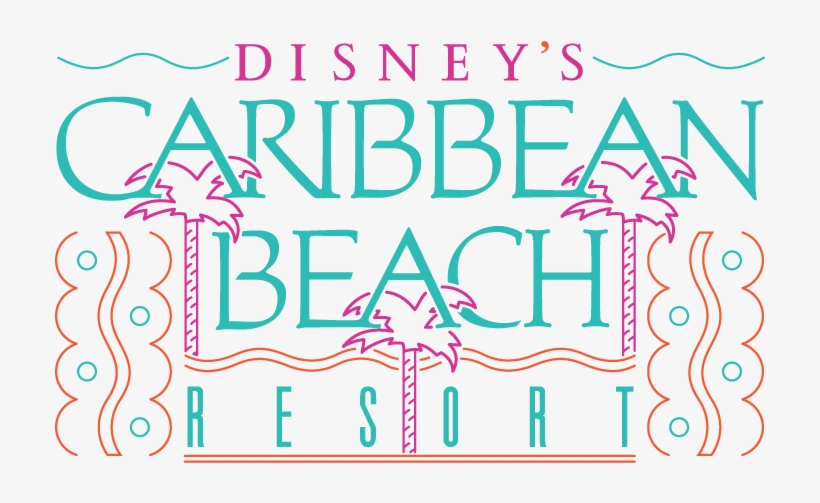 Disney Caribbean Beach Resort Logo, transparent png #2277549