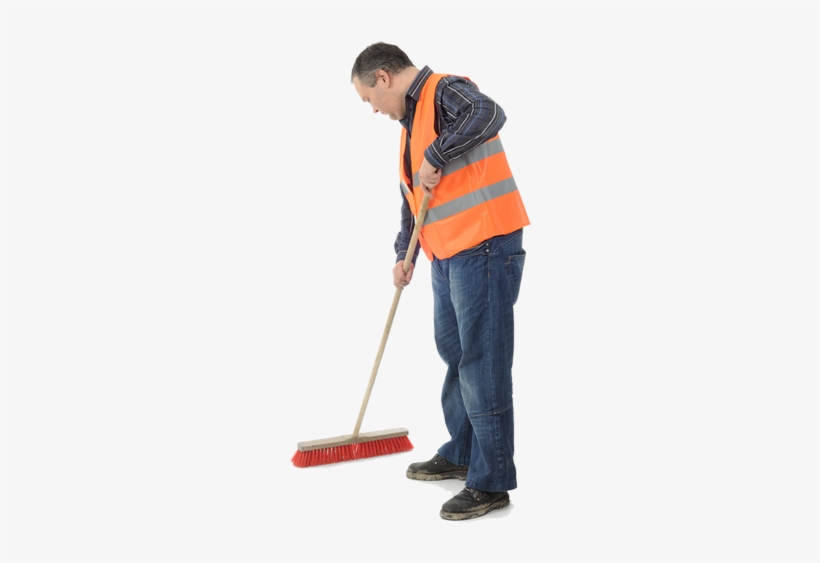 Sweeping Crews - Man Sweeping Png, transparent png #2277732