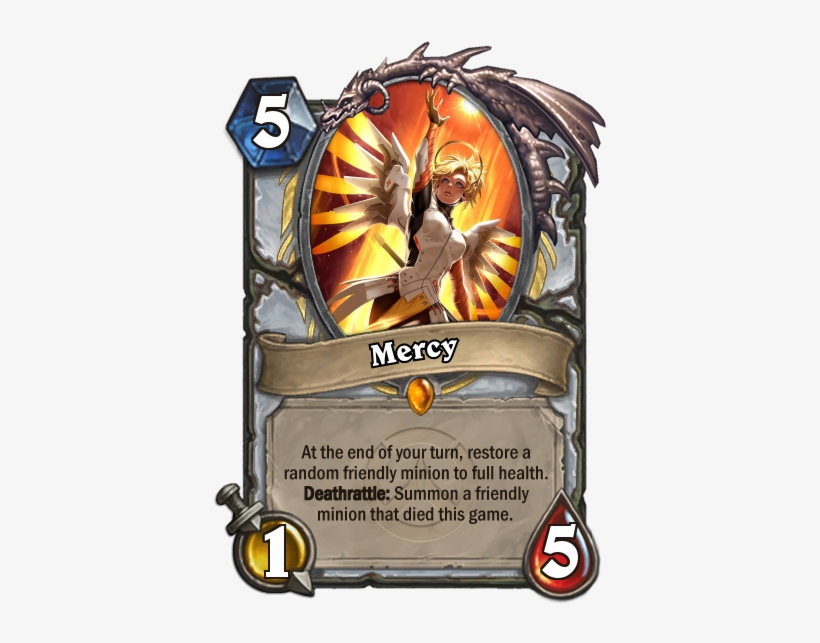 Overwatch Characters As Hearthstone Cards - Lady In White Hearthstone, transparent png #2277898