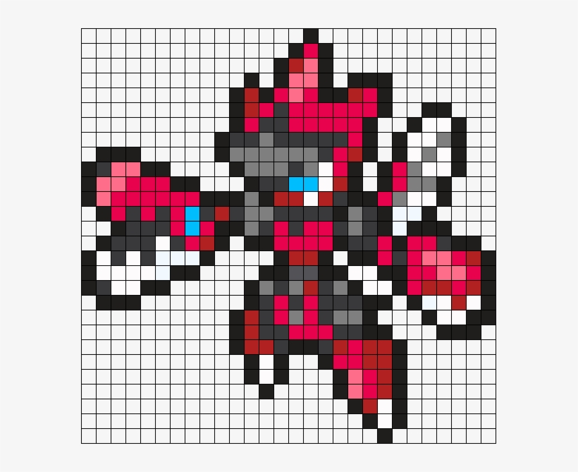 Mega Scizor Pokemon Bead Pattern Perler Bead Pattern - Perler Beads Pokemon Scizor, transparent png #2278019