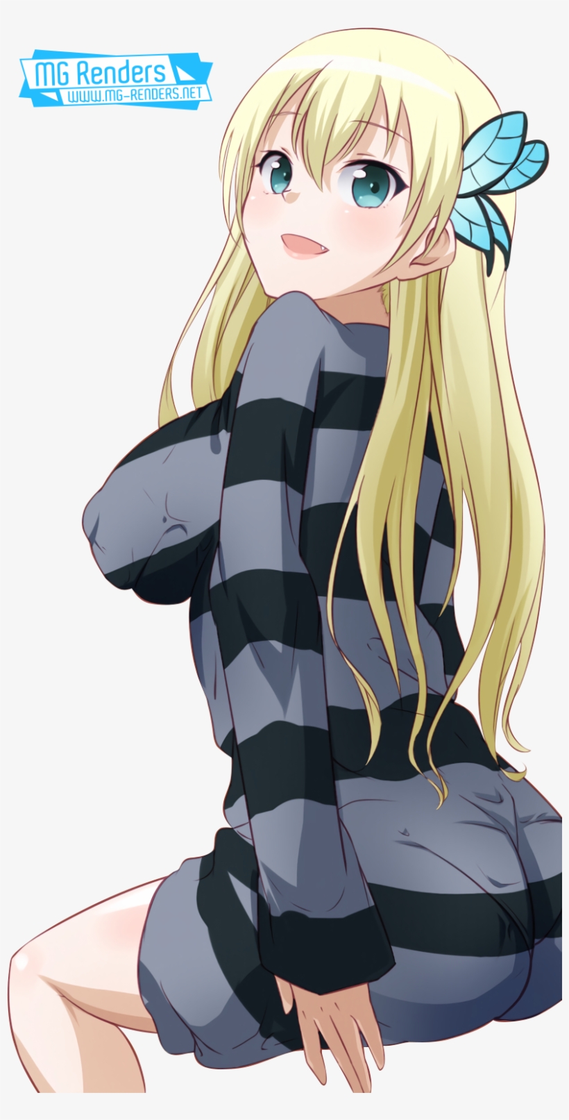 Anime Sexy, Longer Hair, Hair Png, Long Hair Styles, - Boku Wa Tomodachi Ga Sukunai Render, transparent png #2278203