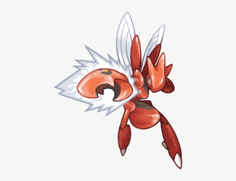 Scizorclear - Shiny Mega Scizor Sprite, transparent png #2278284
