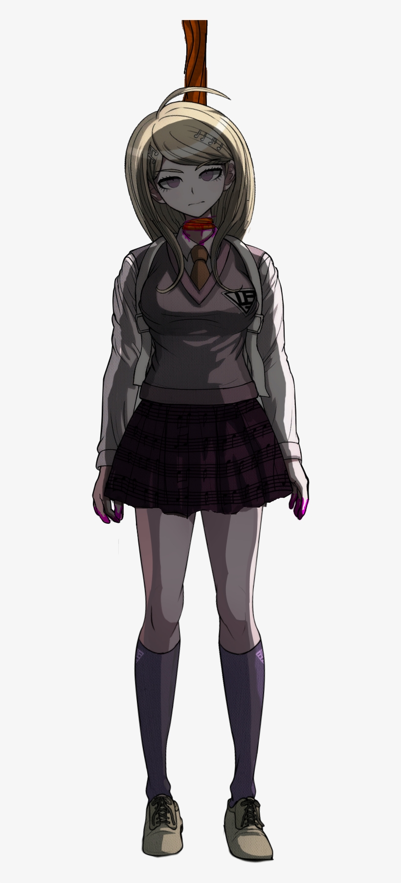 Png - Kaede Akamatsu Full Body Sprite, transparent png #2278332