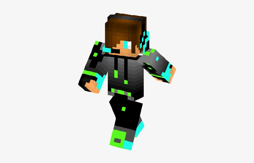 3. Minecraft Skin: Boy with Blue Hair - wide 8