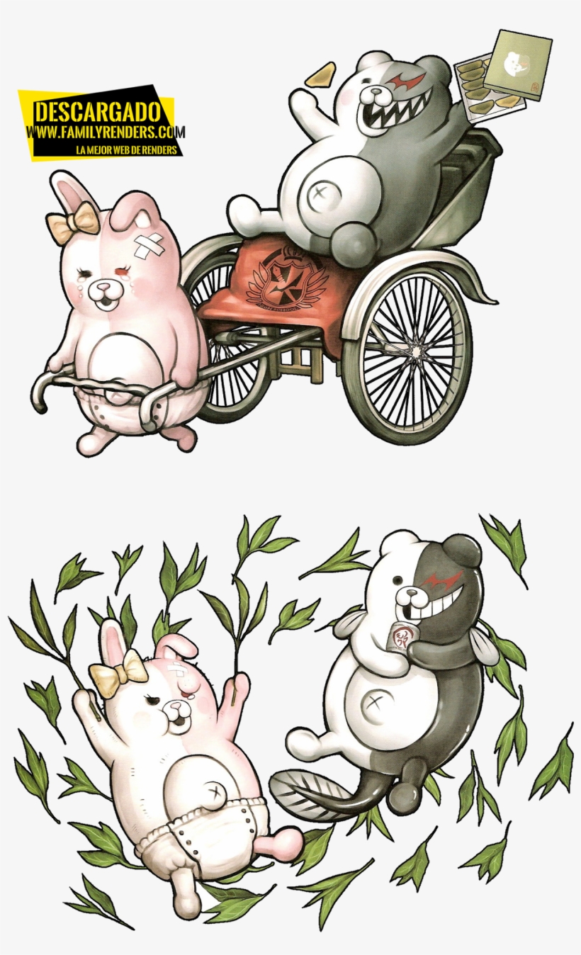 Monokuma X Monomi, transparent png #2278403
