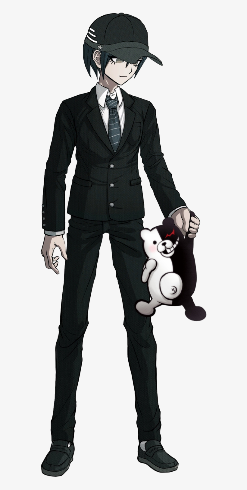 Prologue Shuichi Holding A Monokuma For Anon ~ - Danganronpa, transparent png #2278422