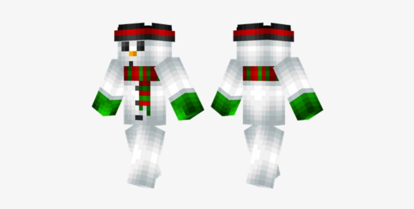 The Best Minecraft Skins - Snowman Skin, transparent png #2278554