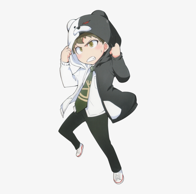 Transparent Hajime In A Monokuma Hoodie (from The Chiaki - Cartoon, transparent png #2278642