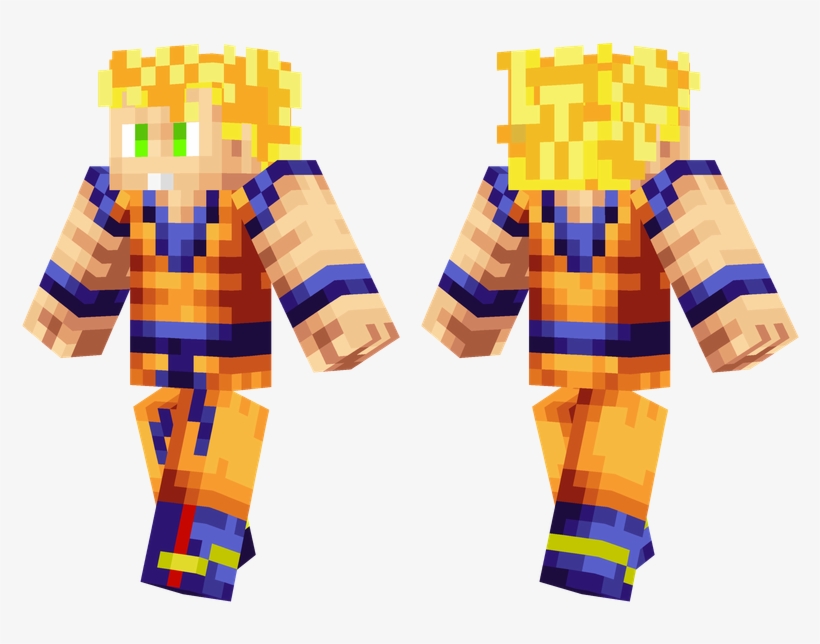 Son Goku - Skin Minecraft Pe Songoku, transparent png #2278702