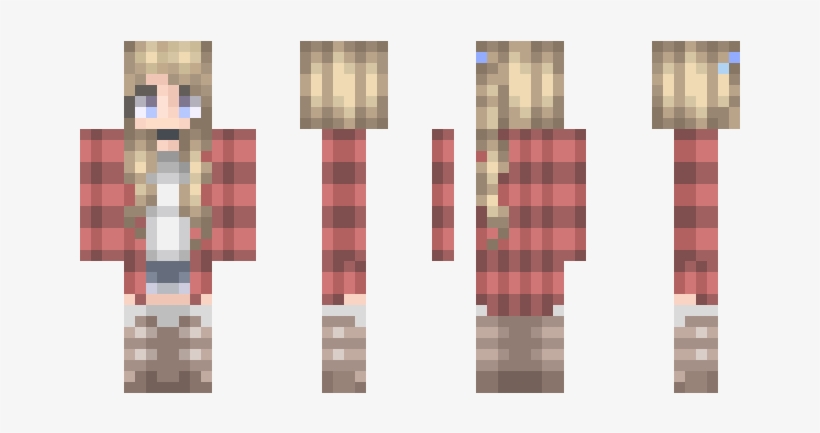 Side Tail - Minecraft Skins Front And Back And Sides, transparent png #2278859