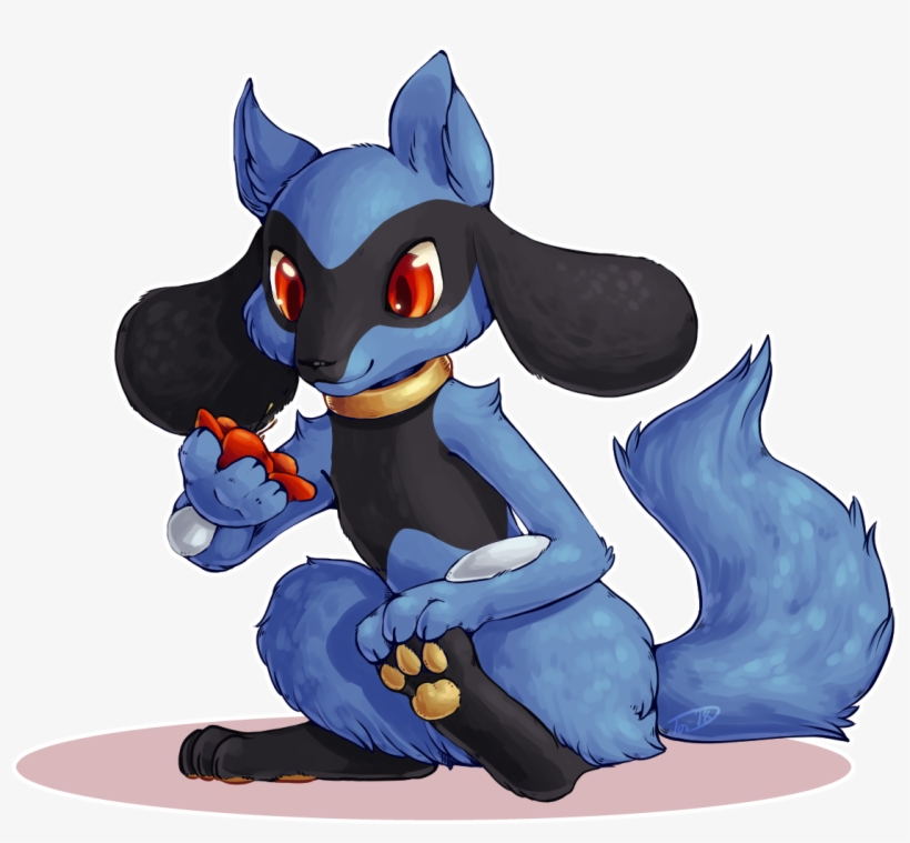 A Riolu Doodle I Found On My Pc That I Decided To Clean - Cartoon, transparent png #2278882