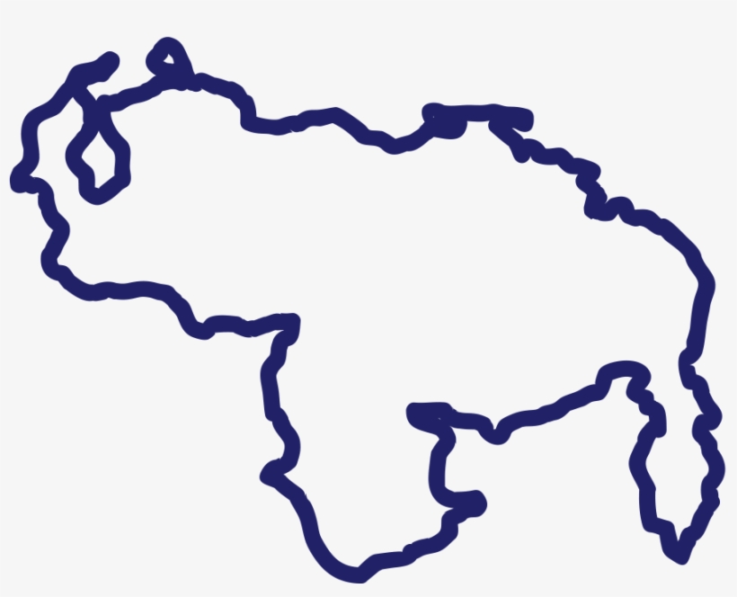 Venezuela Inflation Aids Royalty - Forma Del Mapa De Venezuela, transparent png #2279455