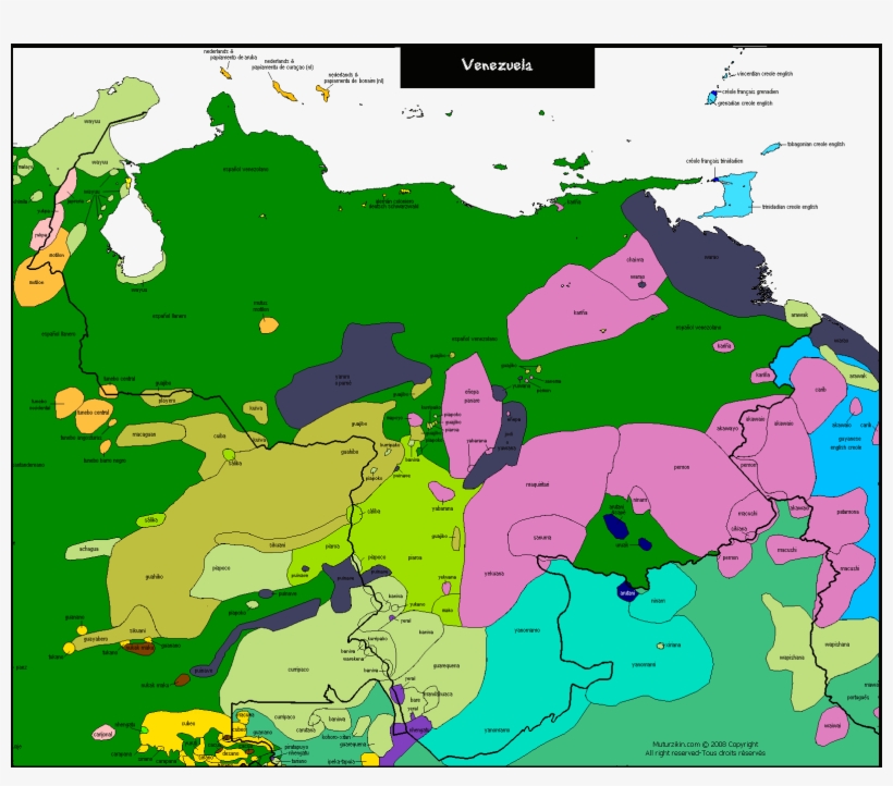 Mapa Linguistico De Colombia, transparent png #2279603