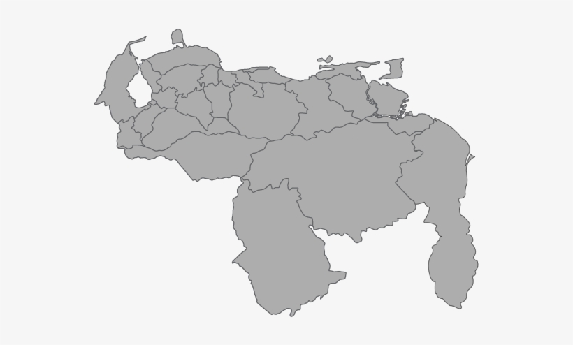 Anzoátegui - Map Of Venezuela Transparent, transparent png #2279609