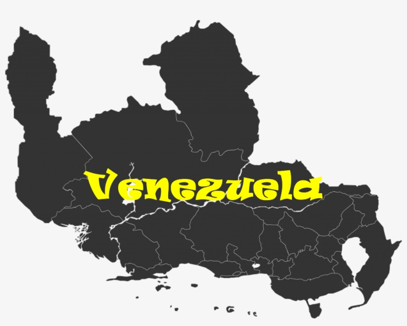Mapa De Venezuela Patas Arriba - Venezuela, transparent png #2279628