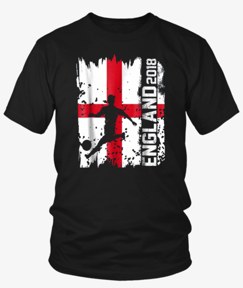 England Flag 2018 English Soccer Football Cup T-shirt - Larry Bernandez T Shirt, transparent png #2279670