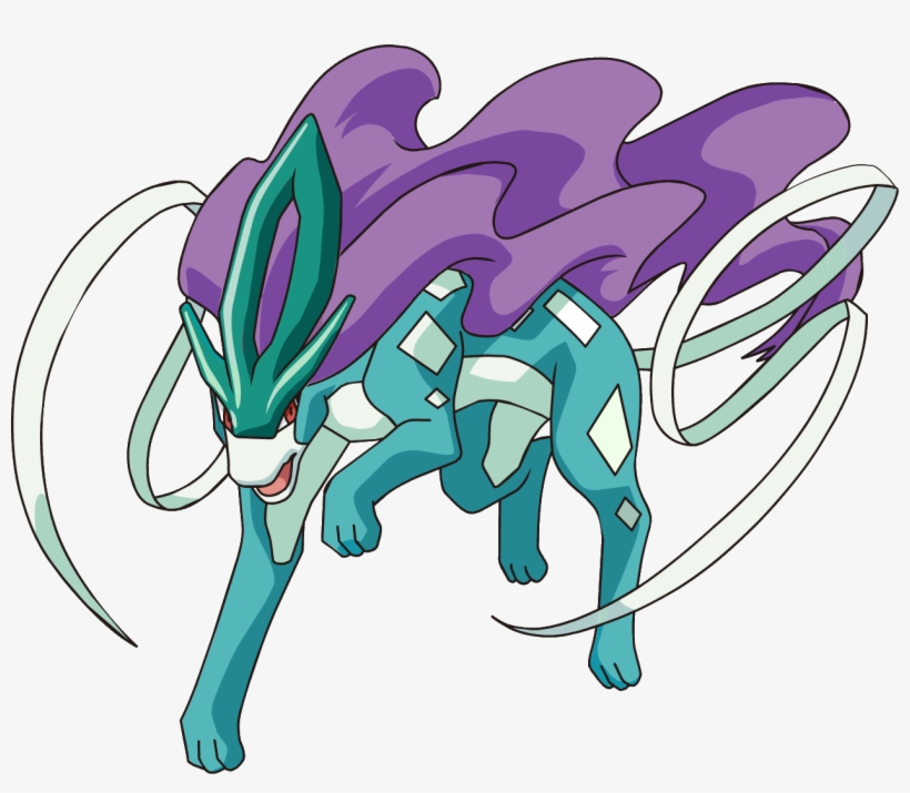245suicune Os Anime 2 - Suicune Pokemon, transparent png #2279902