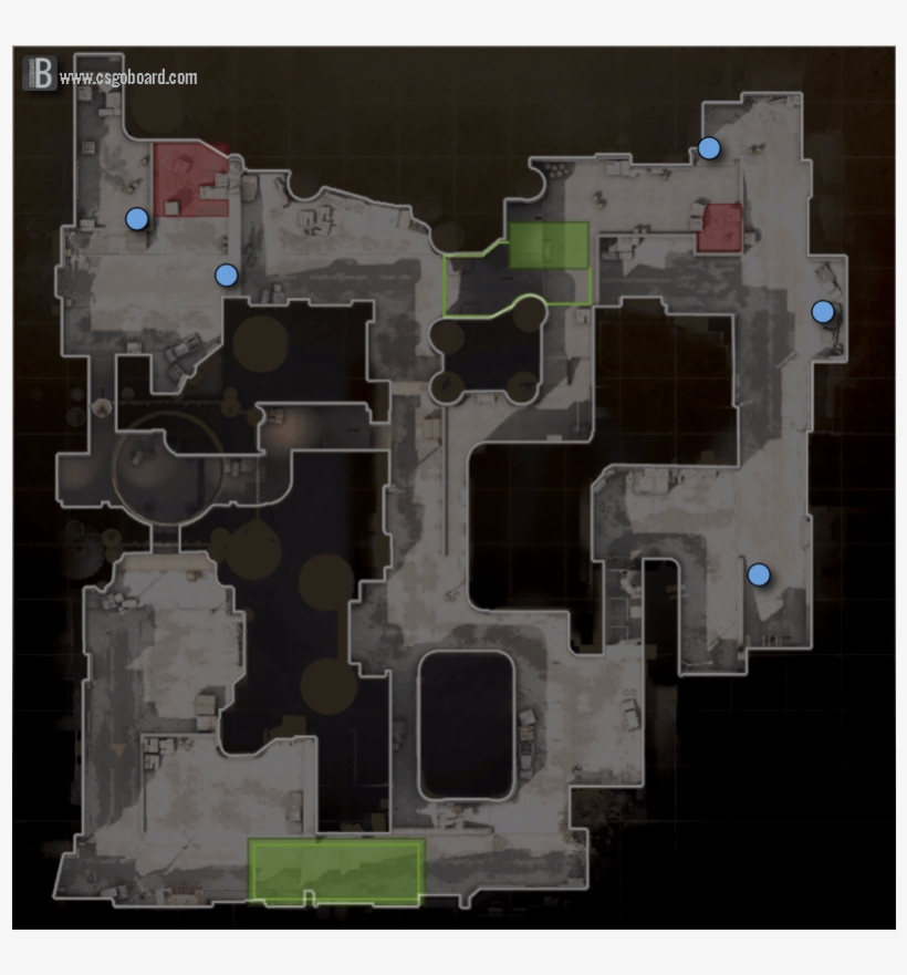 The Negative Is That Ct Don't Have Any Mid Presence - Dust2 Ct Setup, transparent png #2279903