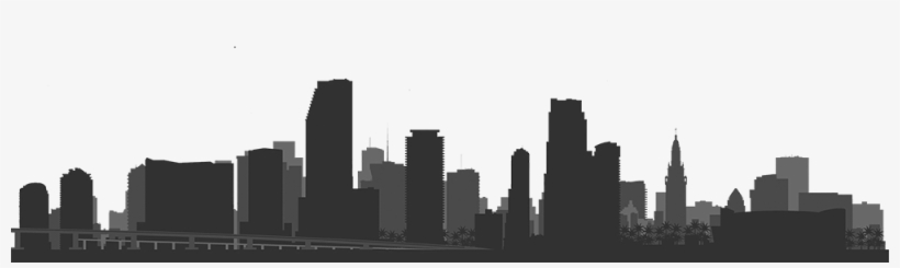 Fort Lauderdale Aerial Photography - Miami Silhouette Png, transparent png #2279906