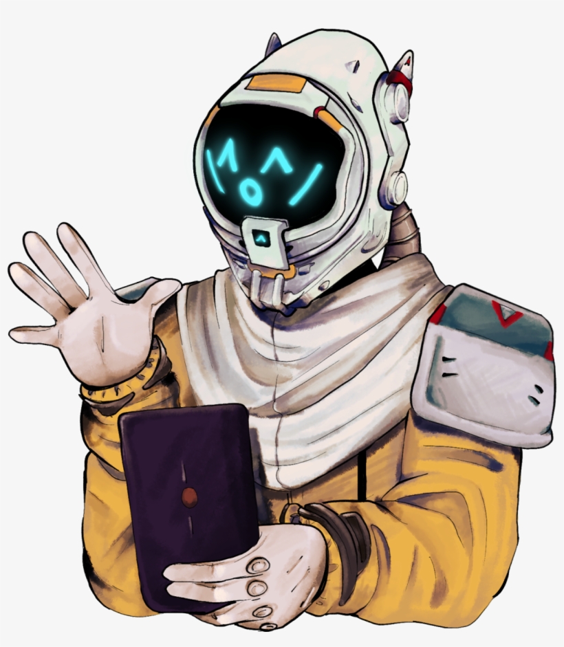 Drew A Korvax For My Thumbnail - No Man's Sky Korvax Png, transparent png #2280162