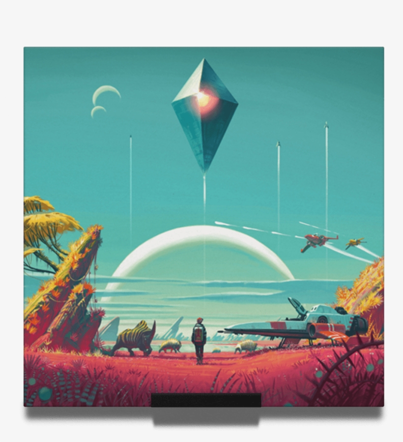 No Mans Sky Lp - 65daysofstatic No Man's Sky / O.s.t. Vinyl Record, transparent png #2280455