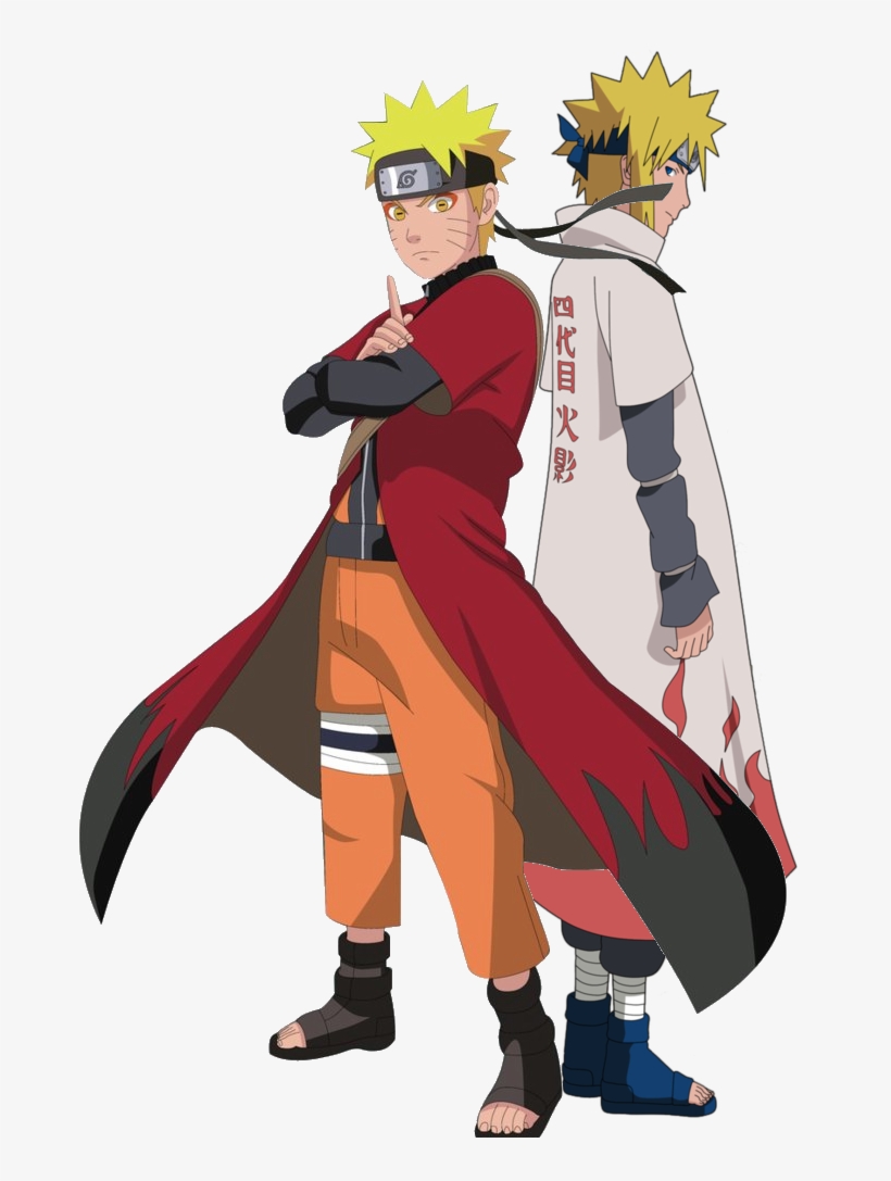 Minato Namikaze And Naruto Minato Namikaze And Naruto Uzumaki Free Transparent Png Download Pngkey