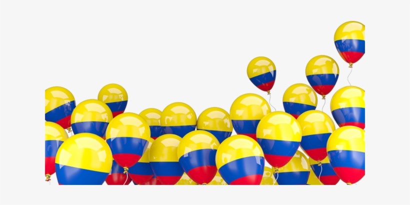Illustration Of Flag Of Colombia - Colombia Balloons, transparent png #2281056