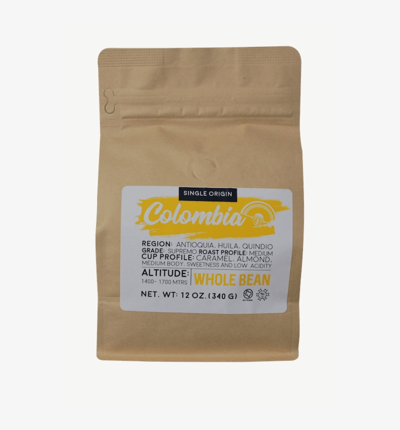 Colombia Supremo - Vacuum Bag, transparent png #2281182