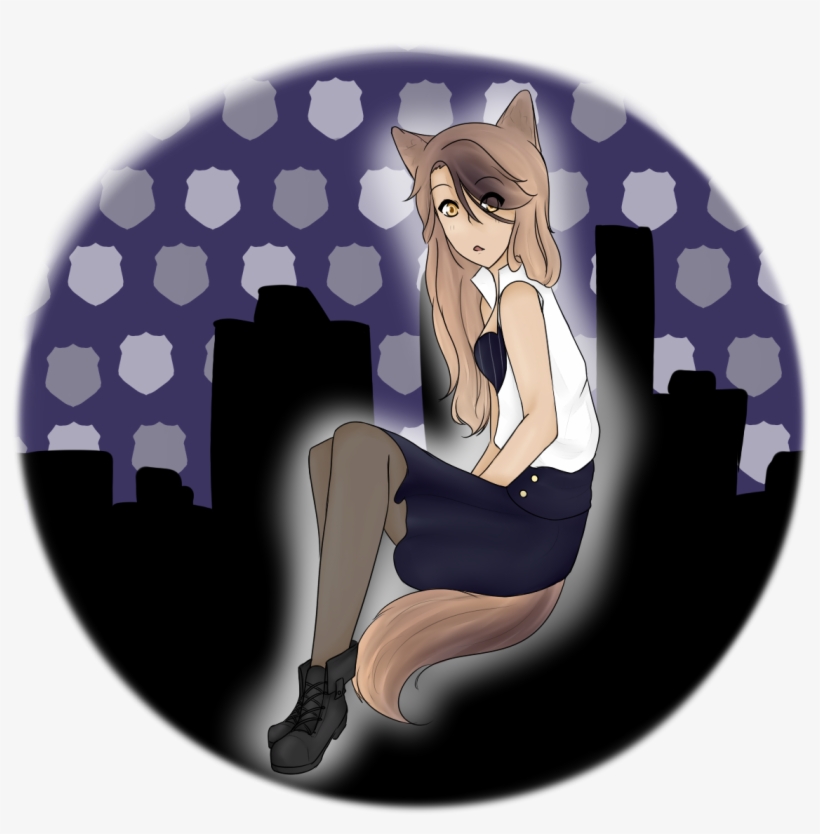 Police Girl Minato - Sitting, transparent png #2281379